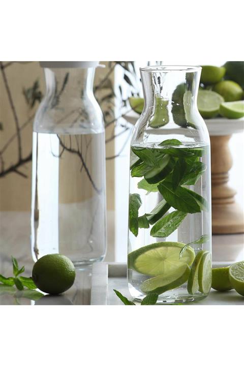 LAV Fonte Silikon Kapaklı Karaf Sürahi - 1200 Cc