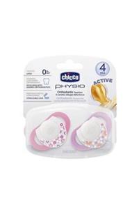 Me Toys Chicco Physio Kauçuk Emzik 4+ Ay - Pembe