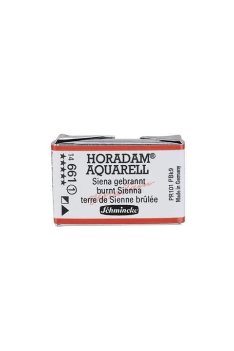 Schmincke : Horadam Aquarell Artist : Tam Tablet Sulu Boya : Seri 1 : 661 Burnt Sienna