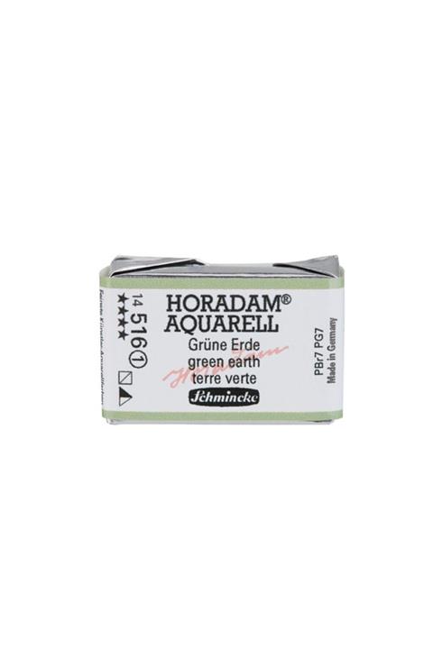 Schmincke : Horadam Aquarell Artist : Tam Tablet Sulu Boya : Seri 1 : 516 Green Earth