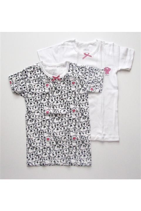 Chicco Kız Bebek Ikili Kısa Kollu Fanila