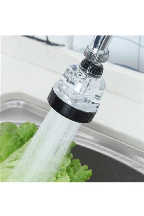 DORSENNA Filtreli Su Tasarruflu 3 Fonksiyonlu Oynar Musluk Başlığı - Şeffaf