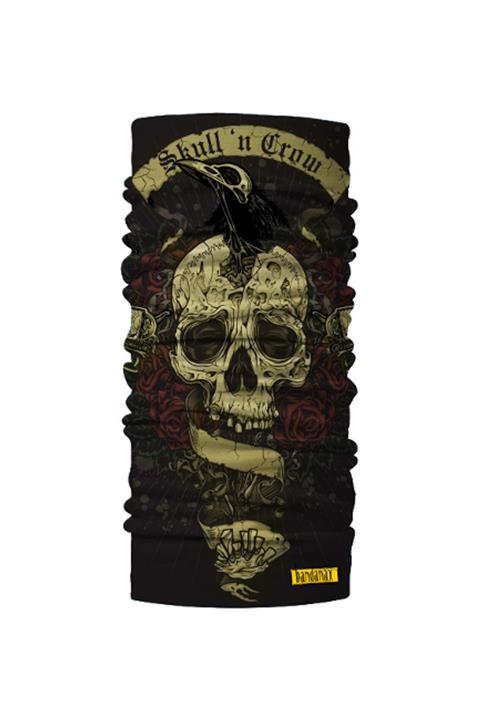 BandanaX Ultimate Skull N Crow Bandana