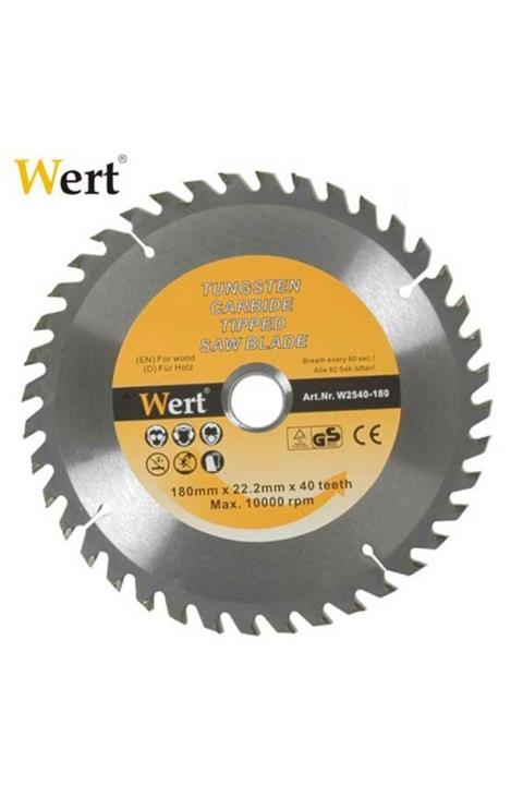WERT 2540-180 Ahşap Kesme Testeresi (Ø 180mm)