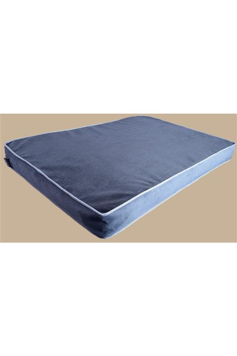 viscopet Visco Dolgulu Çift Taraflı Ve Fermuarlı Yıkanabilir Köpek Yatağı L-70x80x10cm