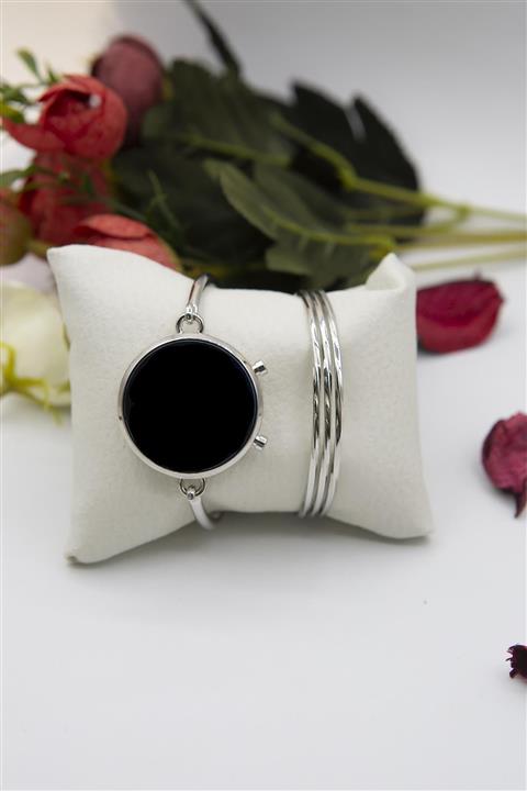 Newera Watch Silikon Kordon Kadın Kombin Kol Saati Kk350071