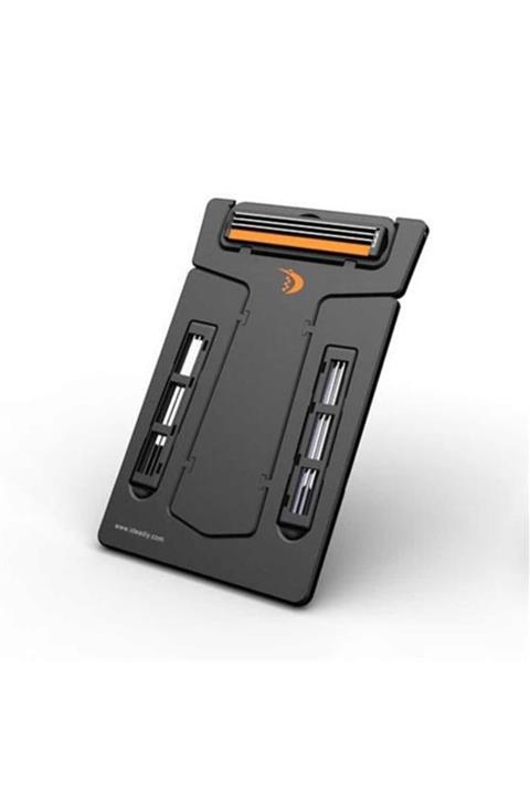 Transformacion Carzor Seyahat 3 Bıçaklı Kart Tıraş Bıçağı Organizer Box Hediyeli