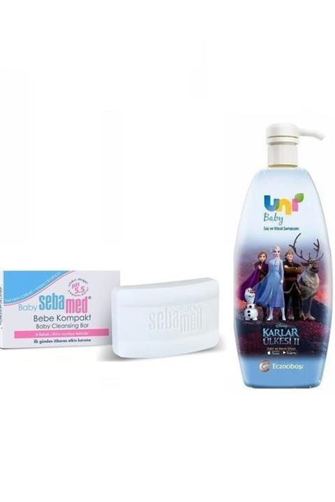 Uni Baby Frozen Şampuan 700 Ml+sebamed Bebek Sabunu