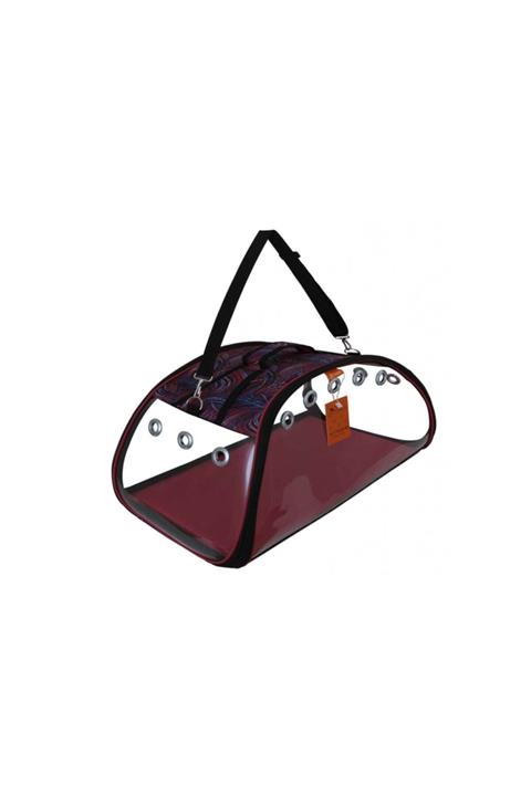 LAVİSTA Şeffaf Ufo Kedi Köpek Taşıma Çantası - Mor