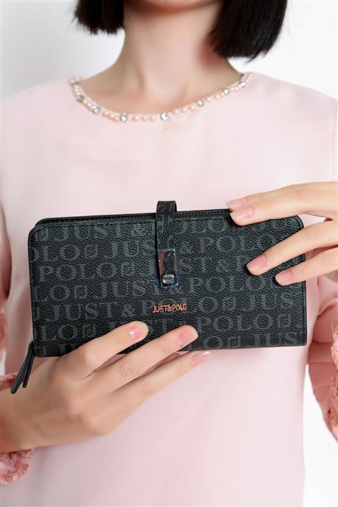 Just Polo Kadın Siyah Cüzdan