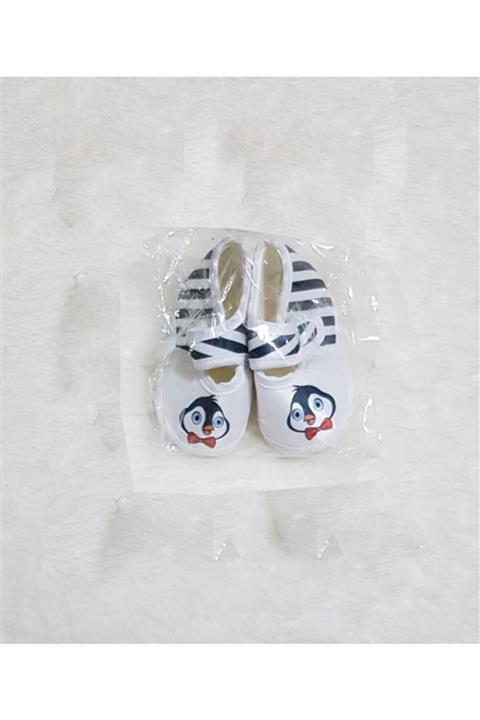 CANDYSBEBE Sevimli Penguen Desenli Ev Patiği