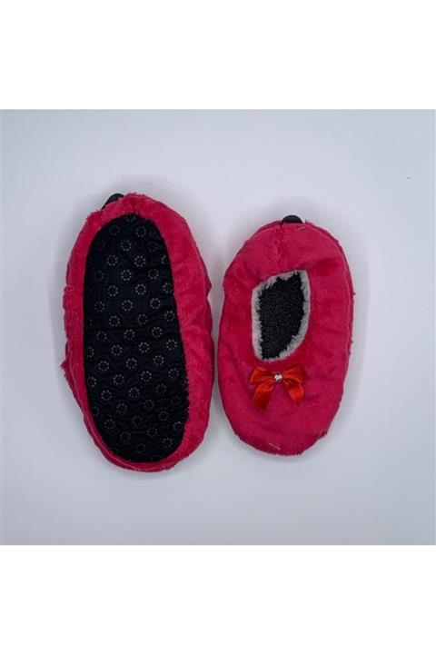 The Shirret Accessories Unisex Çocuk Pembe Fiyonklu Panduf