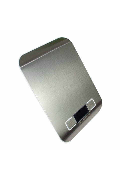 Als Dijital Hassas Terazi, Mutfak Terazisi 5 Kg - Inox