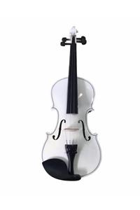 Silverio Keman, Beyaz, Scale 4/4, Hardwood, Kumaş Sert Kutu