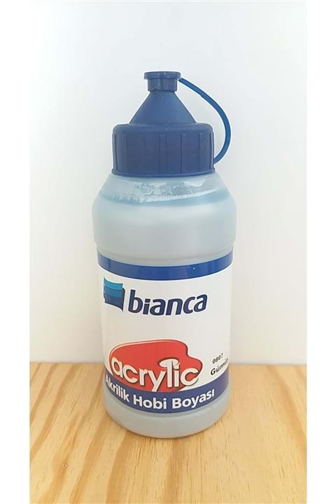 Bianca Akrilik Hobi Boyası 0.250 lt Gümüş