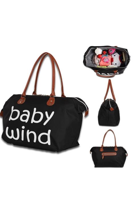 Troya Bags Troya Anne Bebek Bakım  Kol ve Omuz Çantası 2401 Siyah