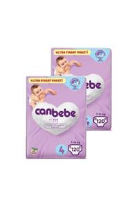 Canbebe Ultra Fırtsat Pakeri 4 Beden (120x2) 240 Adet