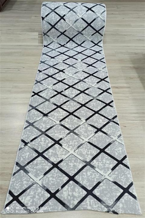Smart Kaymaz Taban Halı Yolluk Özel Ölçü Kesme Yumuşak Yüzey 602 Siyah