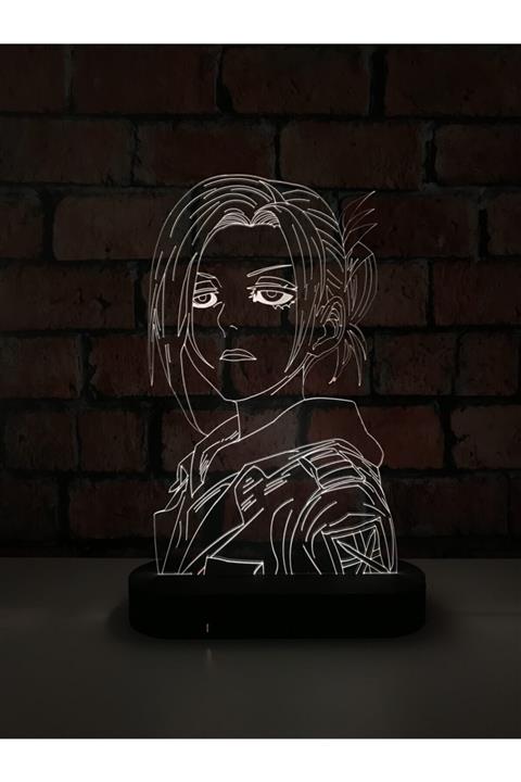 PETRADESIGN Attack On Titan Annie Leonhart Anime Masa Lambası