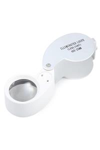 Daisy Mini 40x Lüp Led Işıklı Kuyumcu Katlanır Büyüteç Kutulu