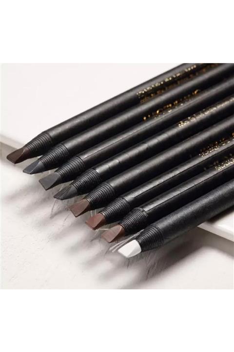 İthalSepeti 1 Adet Microblading Kalıcı Makyaj Tasarım Kalemi Haozhuang Açık Kahverengi