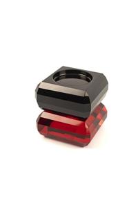 Mikasa Moor Black Red Cam Mumluk 12x12 Cm