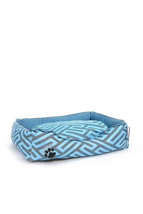 Lepus Premium Köpek Yatağı Mavi Xl 92x68x27h Cm