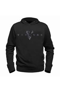 Alfa Tshirt Vikings Siyah Sweatshirt