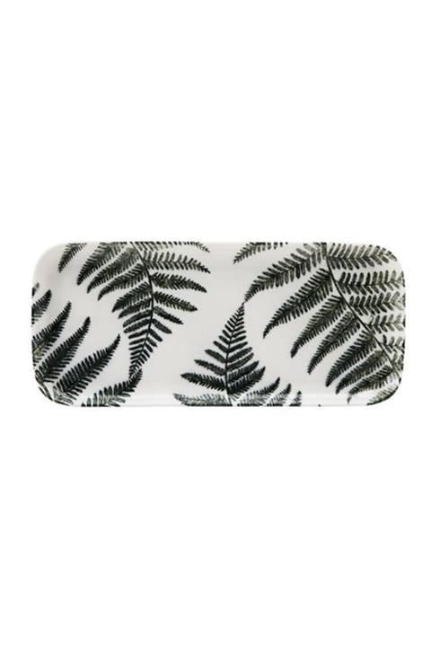 Porland Botanical Desen Kayık Tabak 27cm