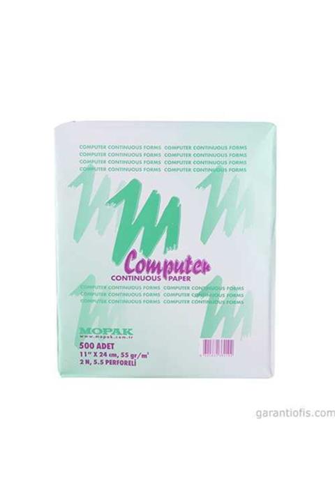 Mopak 11x24 2 Nüsha Bilgisayar Kağıdı 1000 Li 2x500