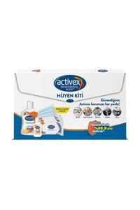 Activex Hijyen Kiti 300 Ml Sabun 15*3 Islak Mendil 100 Jel 6lı