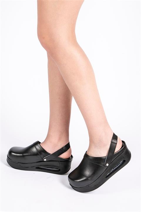 TERLİKSABO Siyah Arkadan Bantlı Airmax Sabo Terlik