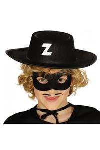 LAUREL DREAM Z Logolu Zorro Şapkası Ve Zorro Maskesi Çocuk Boy