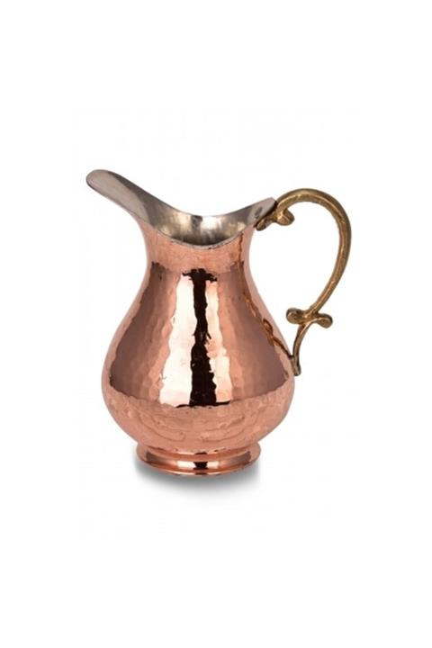 TURNA BAKIR Maraş Sürahi 1 No El Dövme Kırmızı Turna7261-1