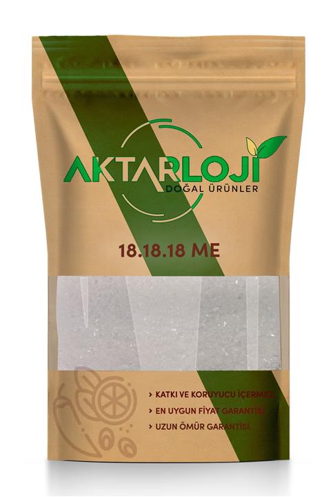 aktarloji 2 Kg 18.18.18 + Me Damlama Npk Gübresi 25 Kg Azot Fosfor Potasyum Içerikli Gübre