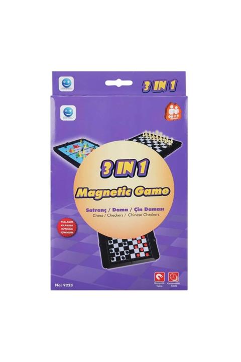 Sunman Yılın Ilk Fırsatları - Mıknatıslı Satranç Dama Ve Çin Daması 3'lü Oyun Seti - ™ Beyaz At®