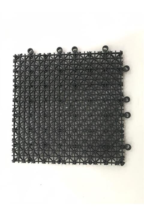 bademlerhali Kahverengi Kırılmaz Islak Zemin Karosu Geçmeli Yer Karosu Plastik 25x25