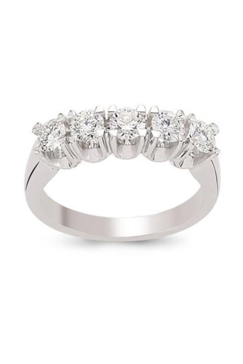 BİLEZİKHANE Pırlanta Beştaş Yüzük 0.85 Karat G Vs