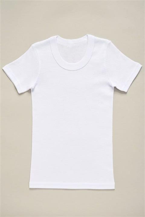 Arma Yıldız Erkek Çocuk Beyaz Pamuklu Yuvarlak Yaka Fanila 6'lı Paket