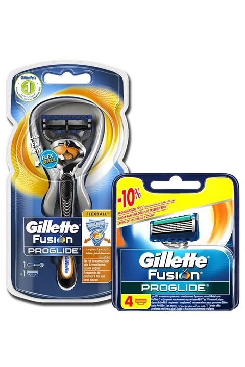 Gillette Fusion Proglide Flexball 1Up Tıraş Makinesi + 4 Yedek