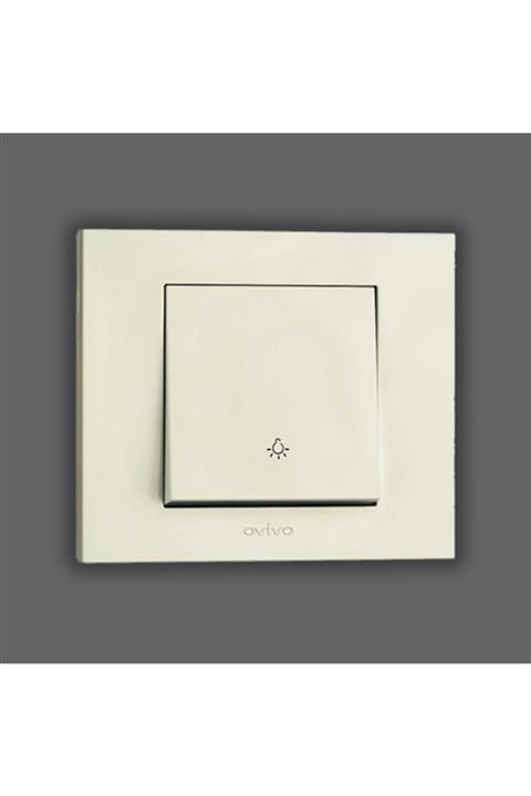OVİVO Grano Light Anahtar Beyaz (çerçeveli)