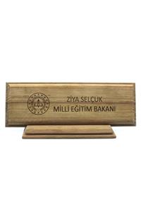 hediyem sepeti Doğal Ahşap Masa Isimliği