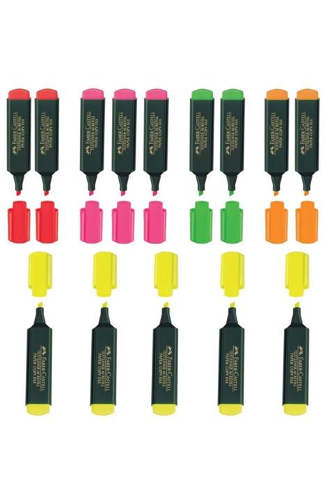 Faber Castell Fosforlu Kalem 14'li Avantajlı Özel Set