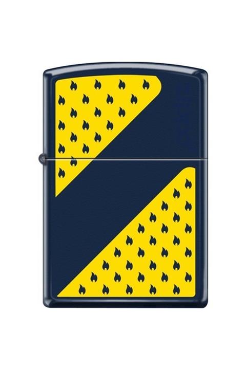 Zippo Yellow And Navy Design Çakmak