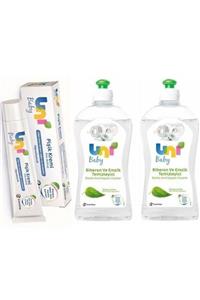 Uni Baby Paraben Içermeyen Biberon Emzik Temizleyici 500 Ml*2+hipoalarjenik Pişik Kremi 30 Ml