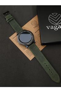 vagave Samsung Watch Uyumlu Deri Kordon Active Watch Gear 20 mm