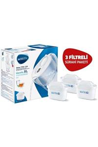 BRITA Yeni Kutu Yeni Tarihli Marella Xl Beyaz 3 Filtreli Sürahi-türkiye Brita Garantisi Aldındadır.