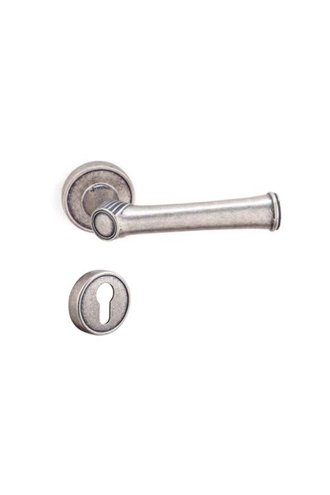 System Bolıvıa Antik Gümüş Barelli Kapı Kolu