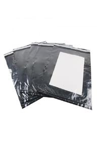 E DERİN AMBALAJ Siyah Şeffaf Kargo Poşeti 30x38+5 250 Adet