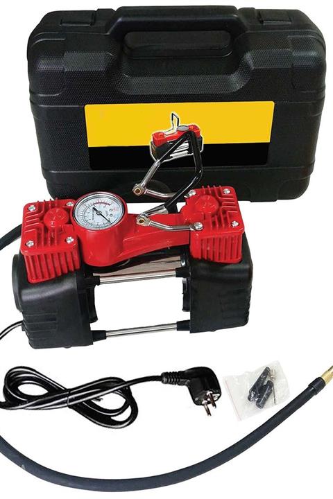 Chermik 3750 Elektri kli  220 W Çi ft Pi stonlu Büyük Hava Konpresörü 1410